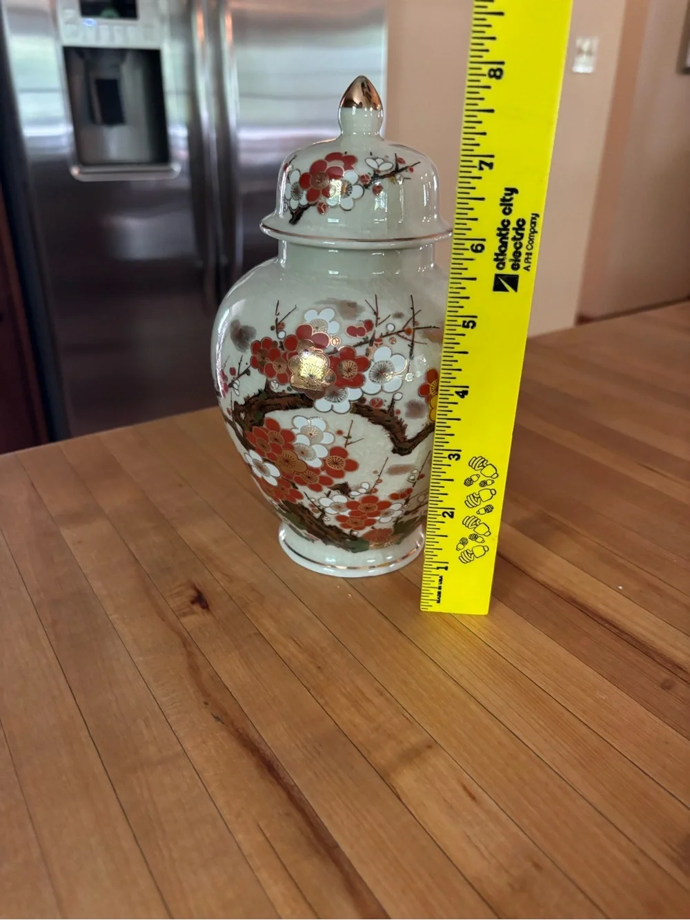 Ginger Jar Artmark Ceramic Vase With Lid Japanese Style 6